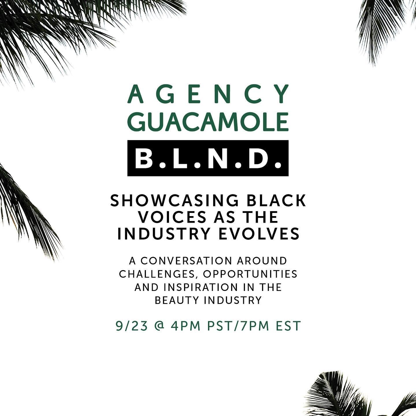 Swipe through and meet our B.L.N.D. 2020 Moderator &amp; Panelists!&nbsp;✨We're so excited to present our 3rd B.L.N.D. event on 9/23&mdash;virtually, of course. While it has always been a conversation around challenges, opportunities &amp; inspiratio