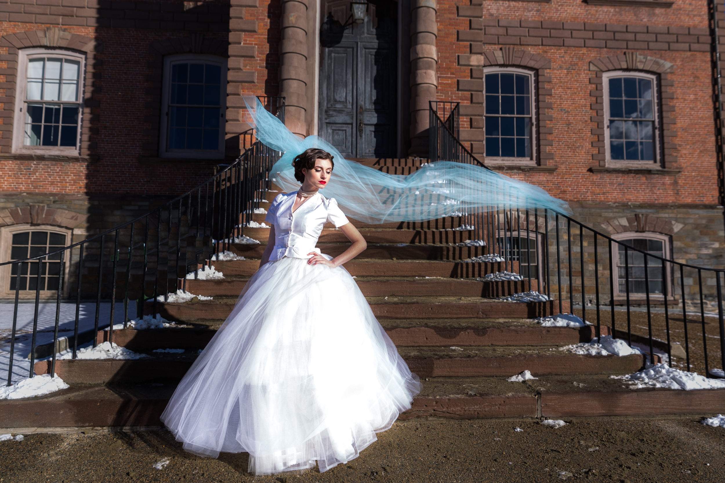 Photo by Bellaria Designs Photography, Beauty by Brandon and Jill of Suite Tart, shot on location at the Historical Preservation & Heritage Commision Providence, RI 
