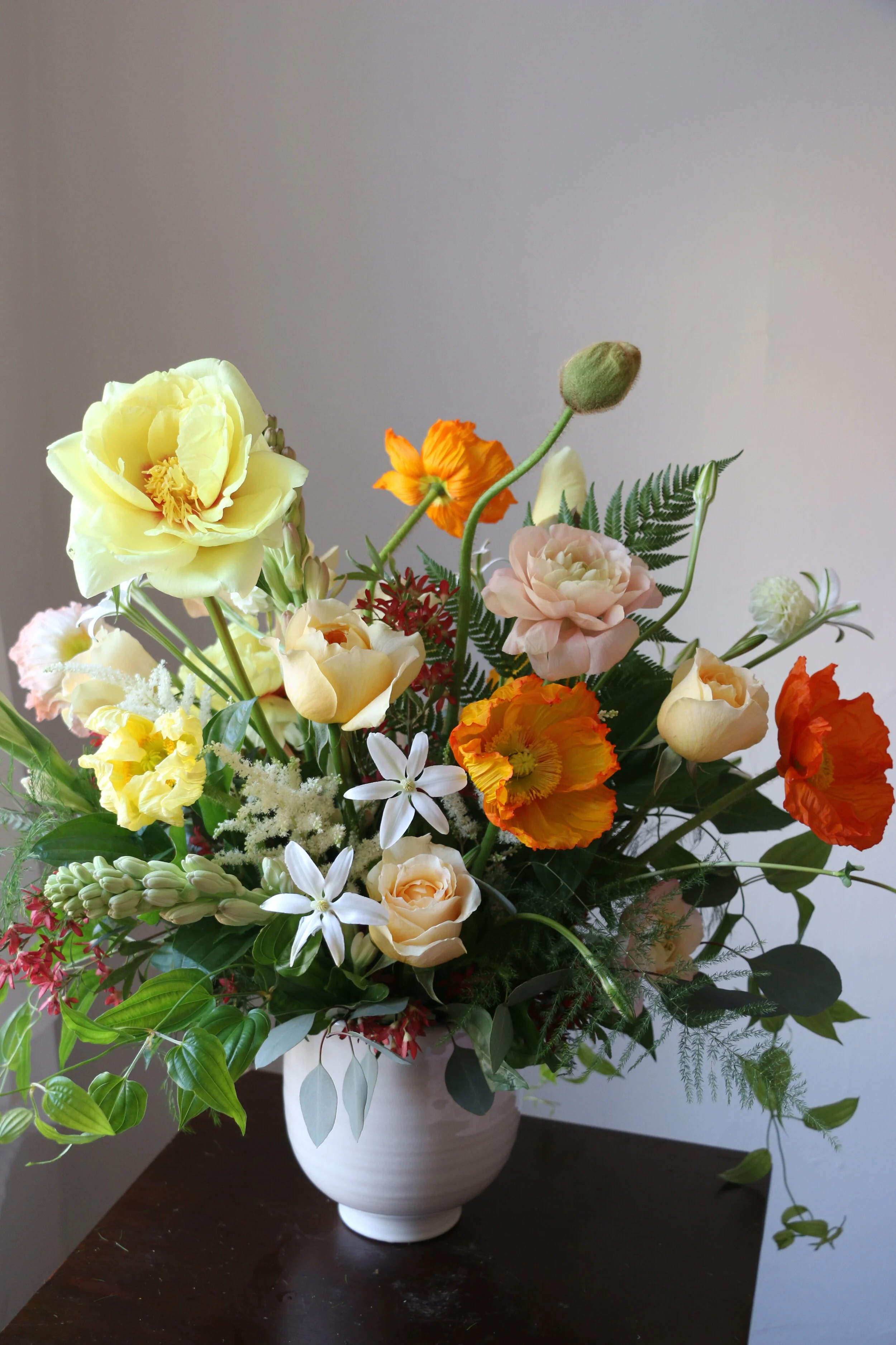 sculptural floral design — efflorescent