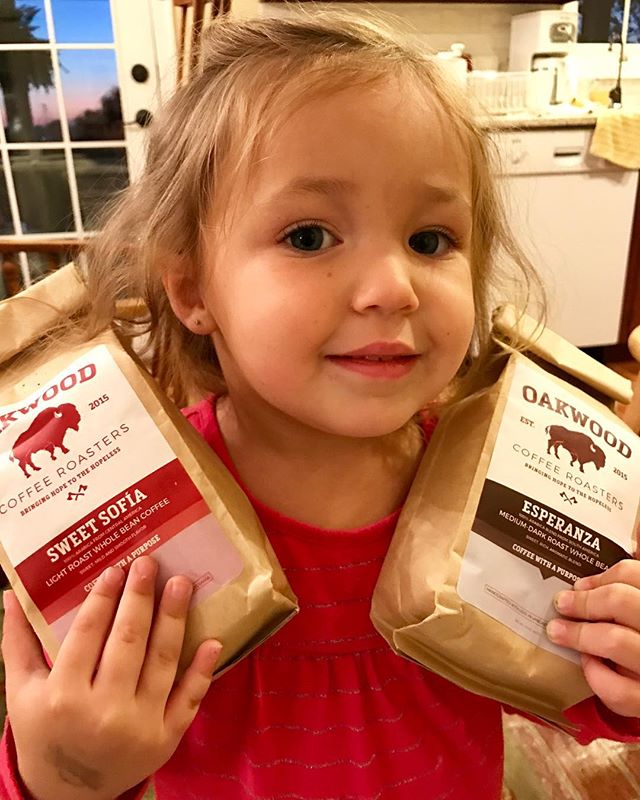 Today is #NationalCoffeeDay! Why not buy a bag of Oakwood Coffee and know that 100% of the proceeds of each bag go towards Hope Inspire Love, a non profit that helps stop human injustice and abolish human trafficking and exploitation! We have ground 