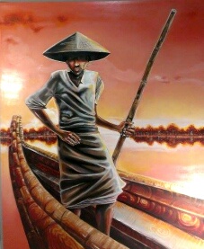 The Ferry Boatman - Oil on canvas 4ft x 5ft $2000_resized.jpg