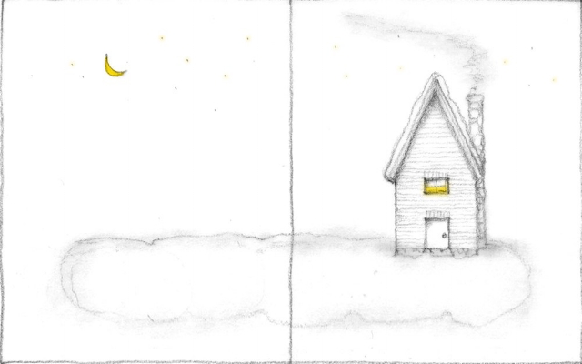 Sketch from THIS HOUSE, ONCE, Atheneum Books for Young Readers. ©Deborah Freedman 2017.