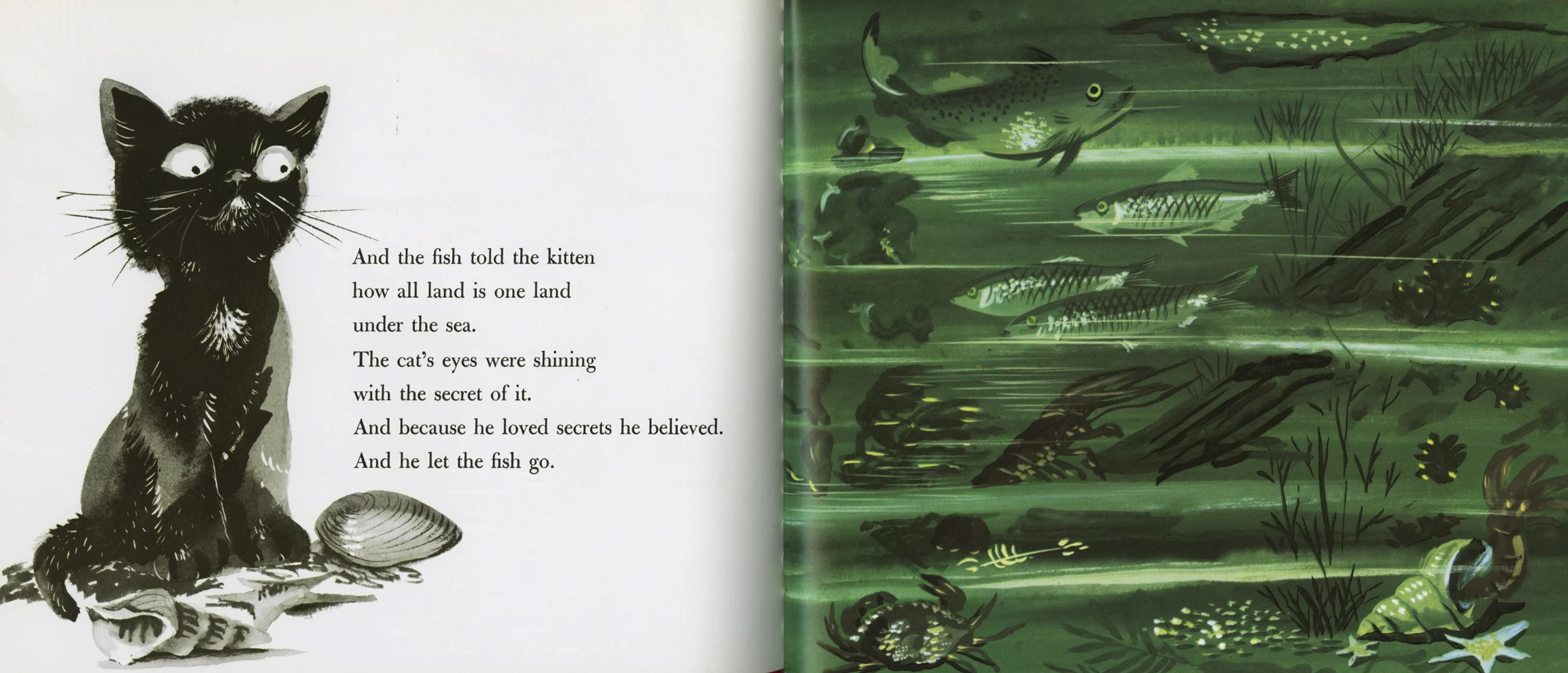 From The Little Island , by Golden MacDonald and Leonard Weisgard, 1946.