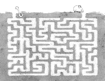 Have you read CARL and the Meaning of Life ? Help Carl tunnel to the mouse!