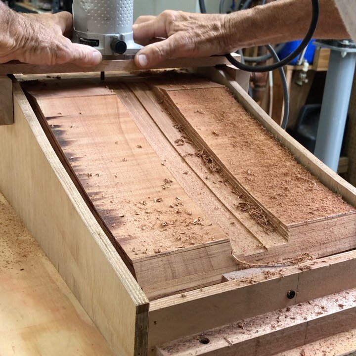 #new #upper #stem assembly coming along-#meranti #philippinemahogany #boatbuilding #remanufacturing #restoration #chriscraft #vintage #classicboats #acbs #specialists #jig #makeyourown #bigmeranti #meranti #wegotit