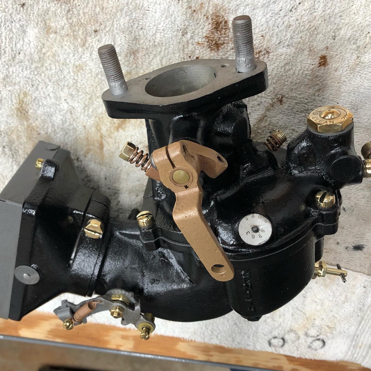 66 year old #zenithcarburetor back to life #restorationspecialists #zenithcarburetor #herculesengine #kblock #chriscraft #remanufactured #remanufacturing #classicboat #6cylinder #woodenboat #downtownpensacola