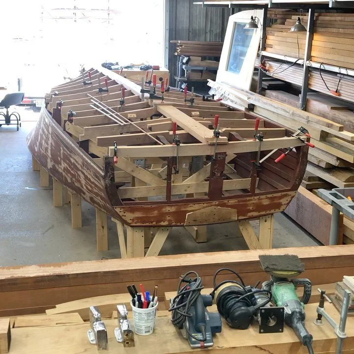 Yes we are a little #oldskool but we do integrate precision tech where we can! @shapertools #burmeseteak #marinework #yachtwork #custom #custommade #downtownpensacola #urbanboatshop #precision #originshapertool