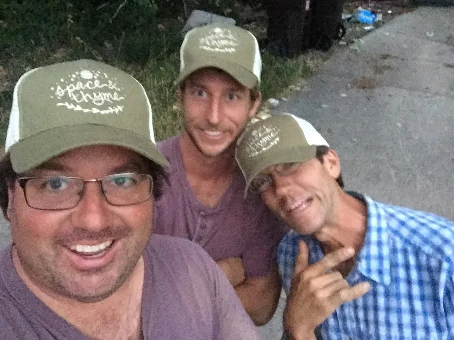 From the left: Zach Johnson, Dave Powers, and John Engelland