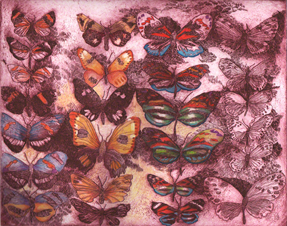 Red Butterflies II