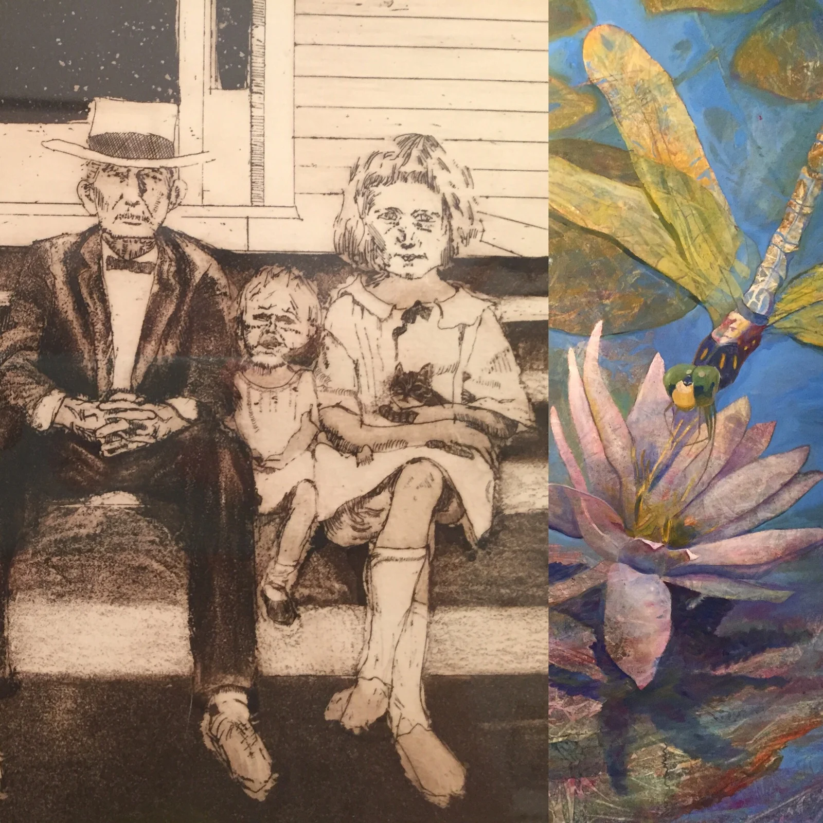 Two works completed 30 years apart capture the artist's evolution.