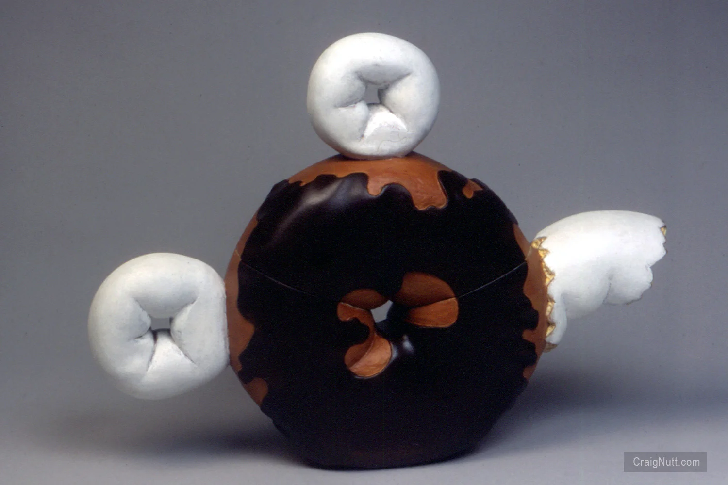 Chocolate Covered Donut Teapot