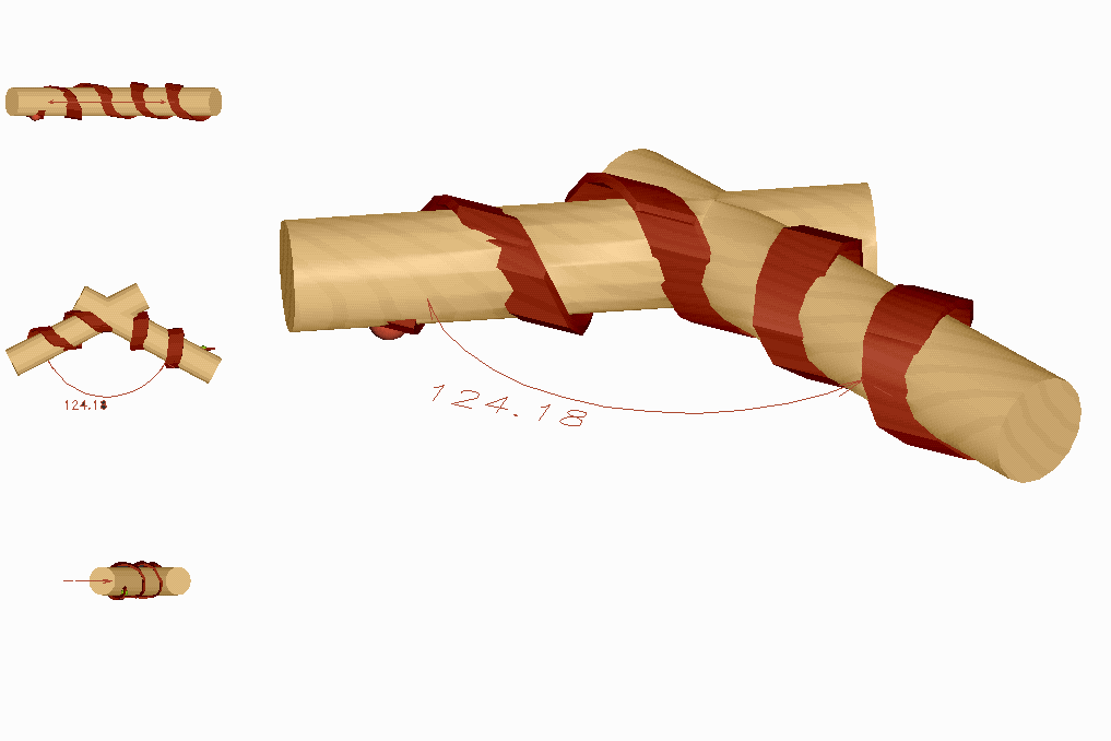 Helical Dance (CAD drawing)