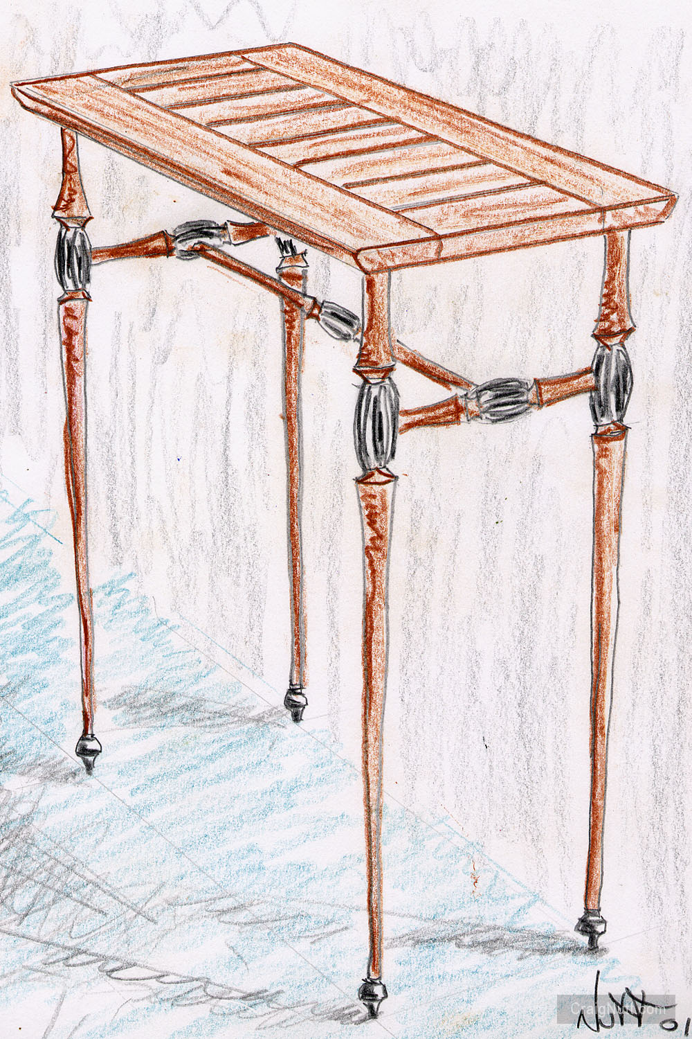 Drawing for Hopkins Table