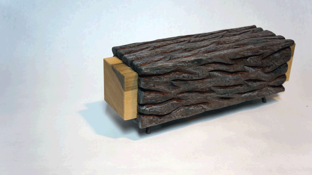 Craig Nutt, Three by Three Tree Box, 2016, wood.