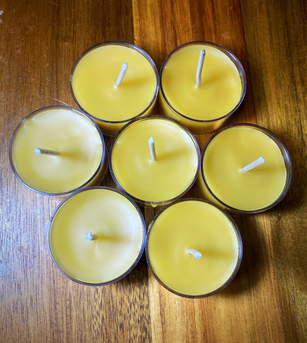 Beeswax Votive Candles (6-pack) 