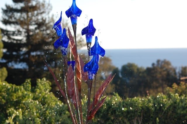 Lily Glass Fountain