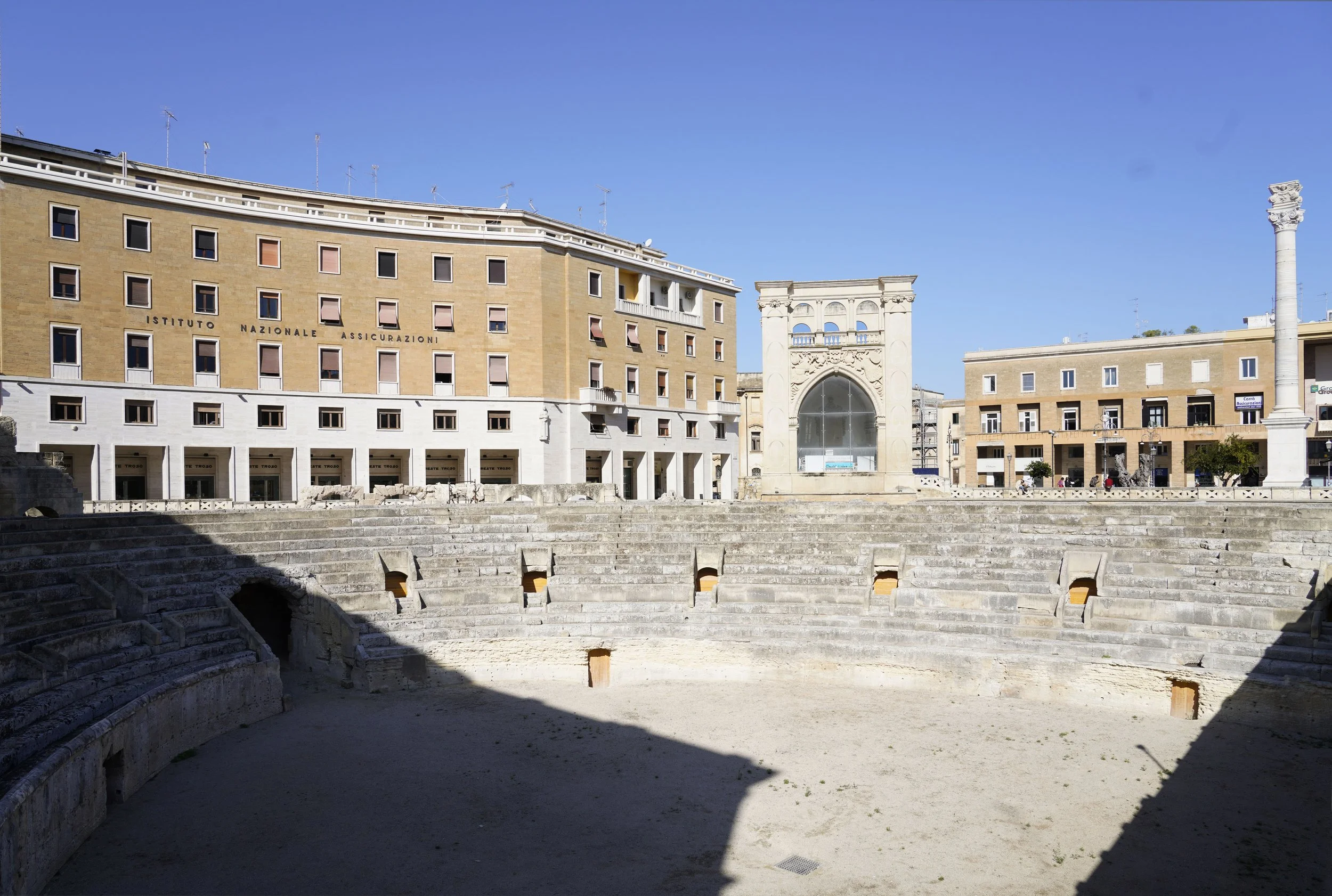 Roman Amphitheater, Piazza Sant Oronzo, Lecce, Italy