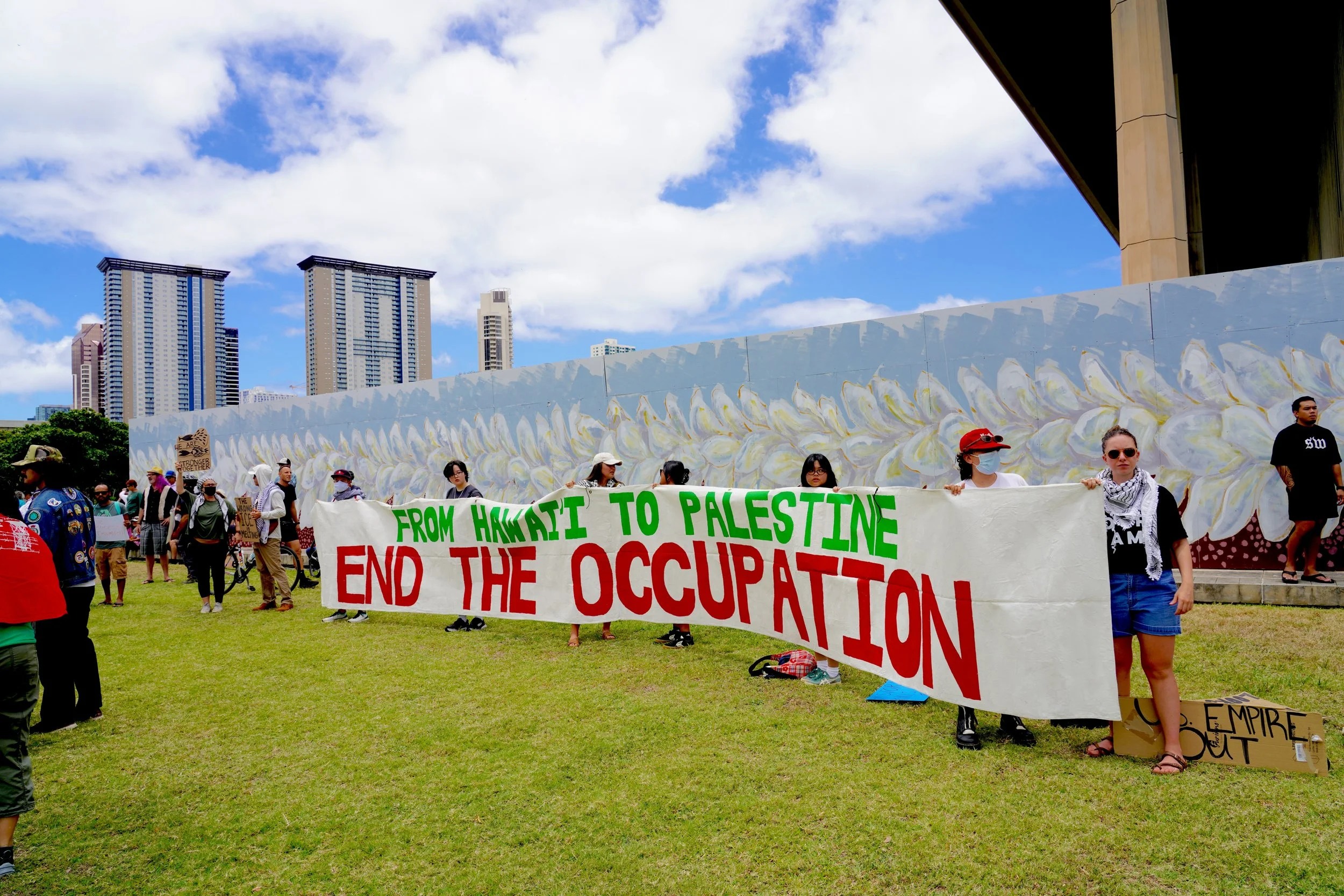 NO KINGS protest, June 14, 2025, Hawai’i State Capitol, Honolulu, HI 