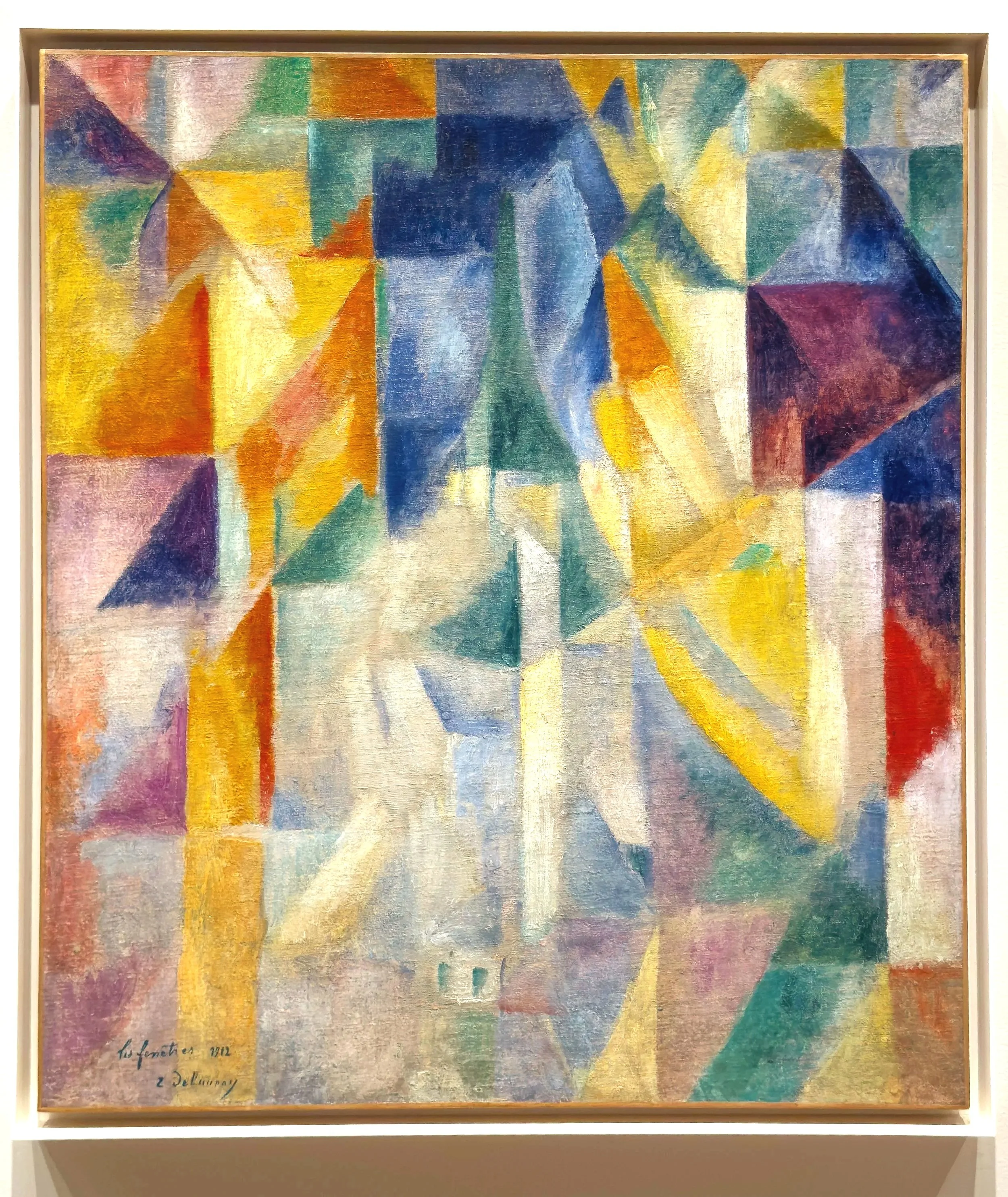 Windows, 1912, Oil and wax on canvas, Robert Delaunay, French, 1885-1941