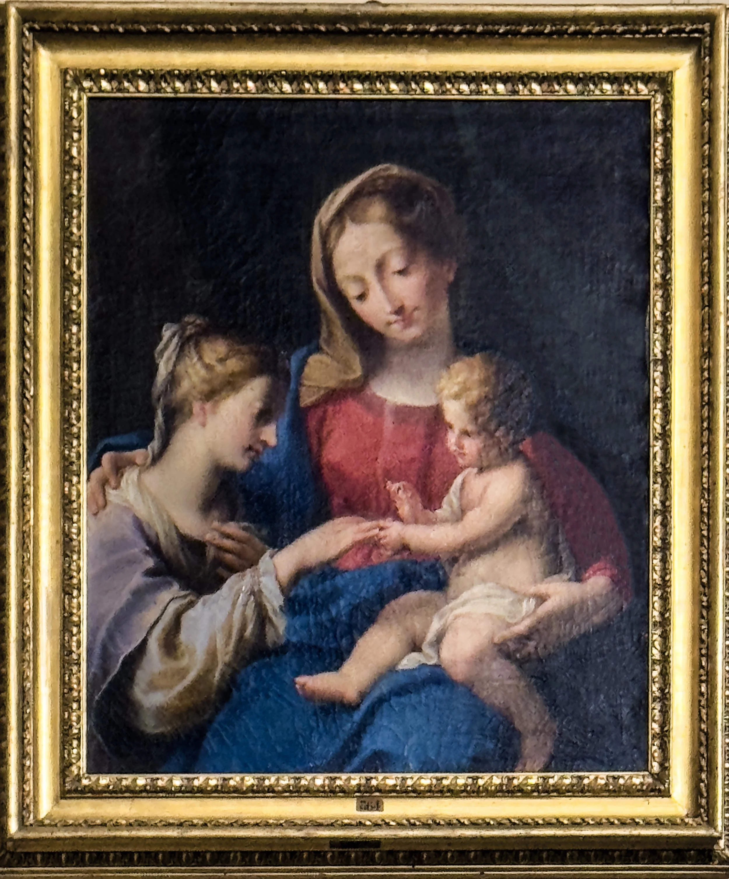 Mystic Marriage of St. Catherine by Carlo Maratti (Camerano 1625 - Roma 1713)