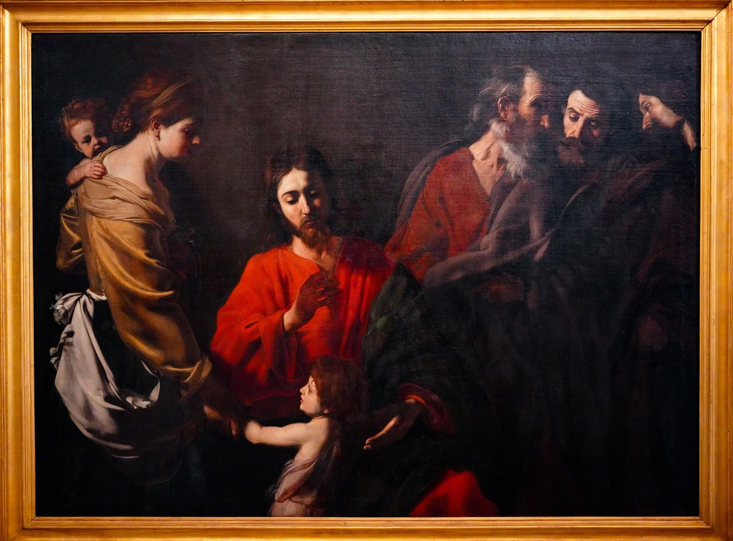 Sinite Parvulos by Nicolas Tournier (Montbéliard 1590 - Tolosa 1639)