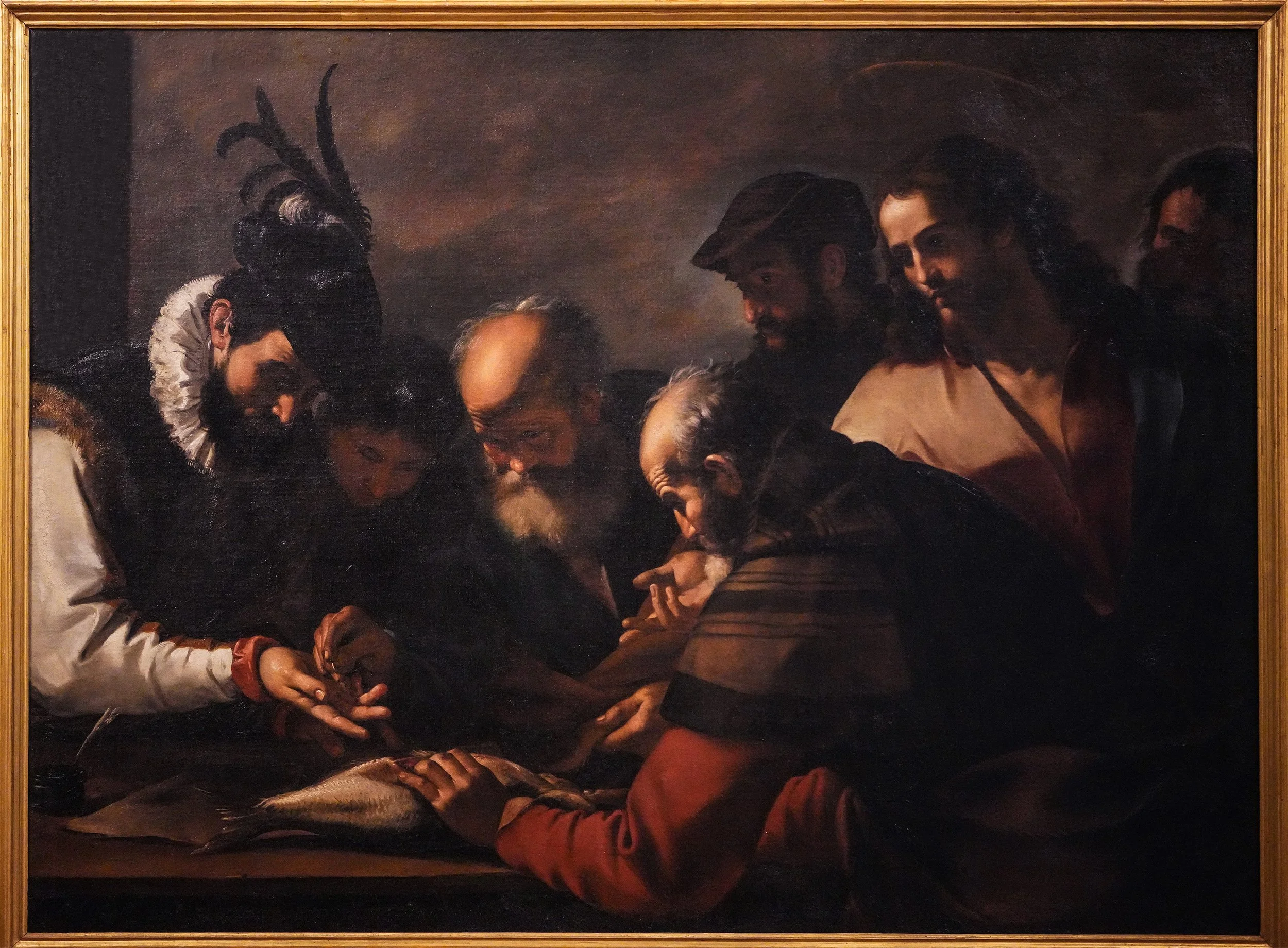 The Tribute Money by Mattia Preti (Taverna 1613 - La Valletta 1699)