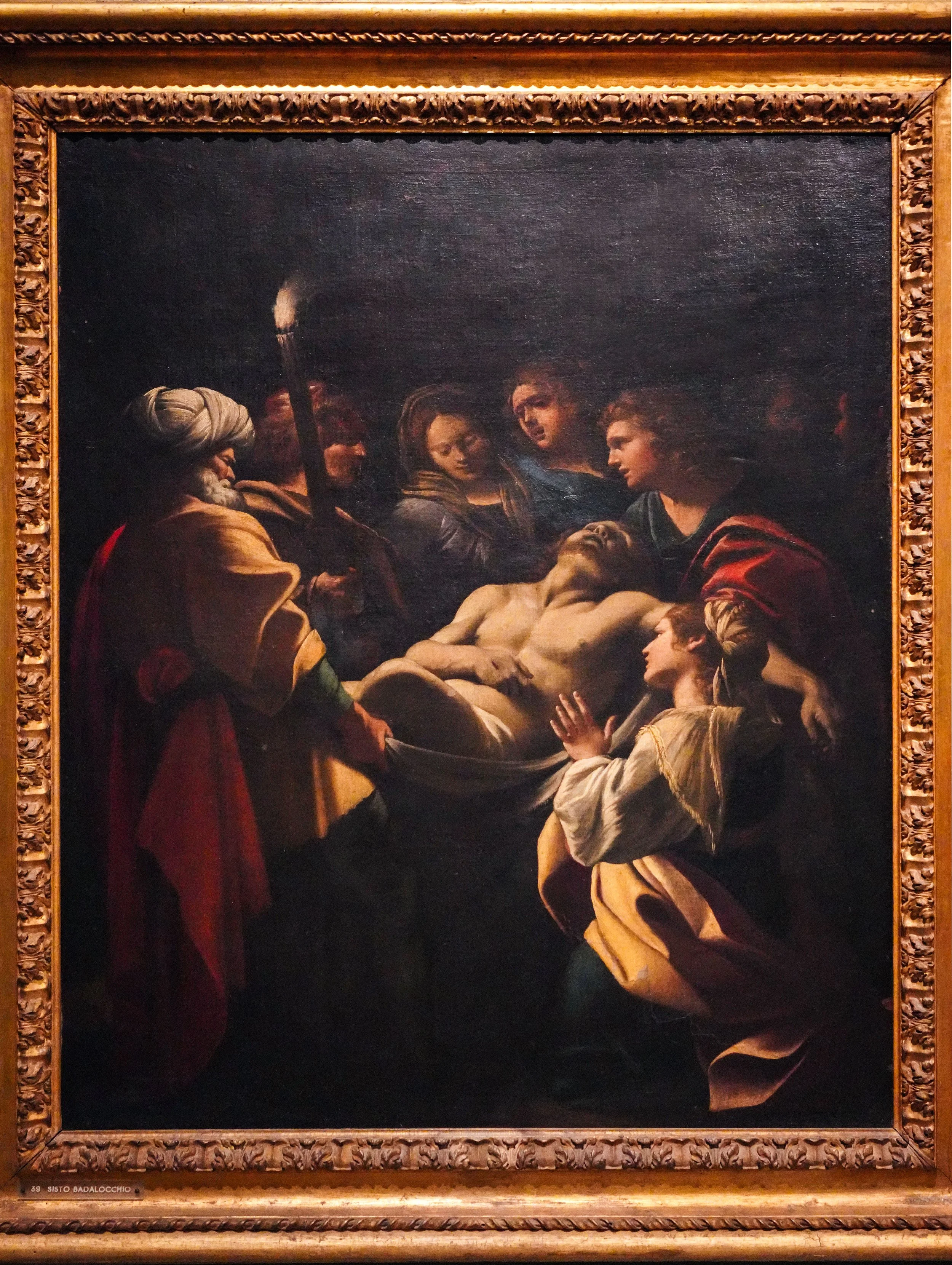 Deposition from the cross by Sisto Badalocchio (Parma 1585 - Parma 1647 ca.)