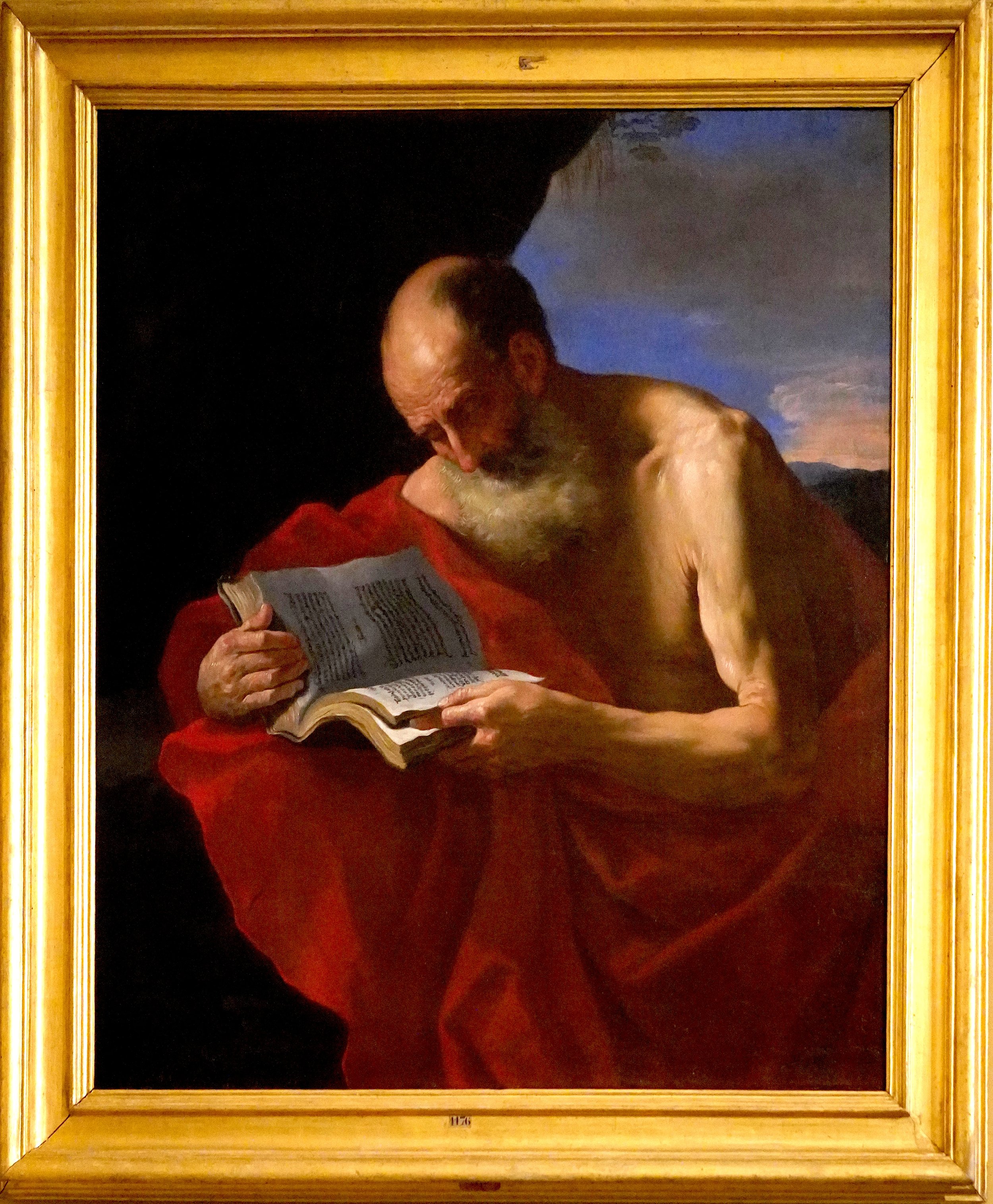 St. Jerome by Simone Cantarini (Pesaro 1612 - Verona 1648)