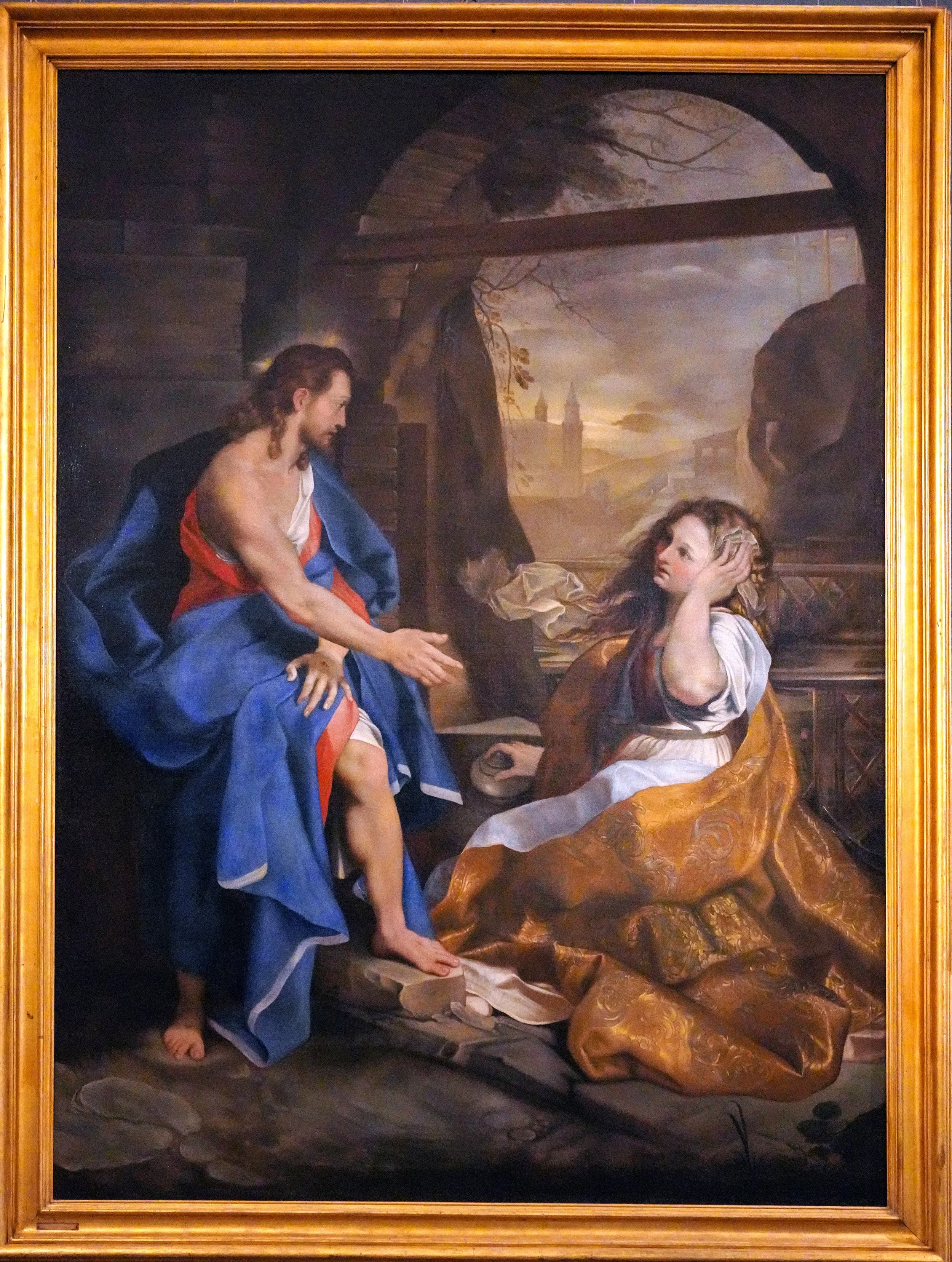 Noli me tangere (Do not touch me). After Barocci, 16th century