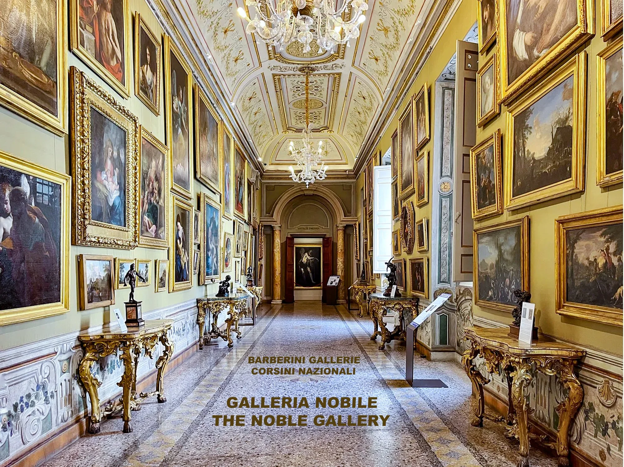 THE NOBLE GALLERY, BARBERINI GALLERIE CORSINI NAZIONALI 
