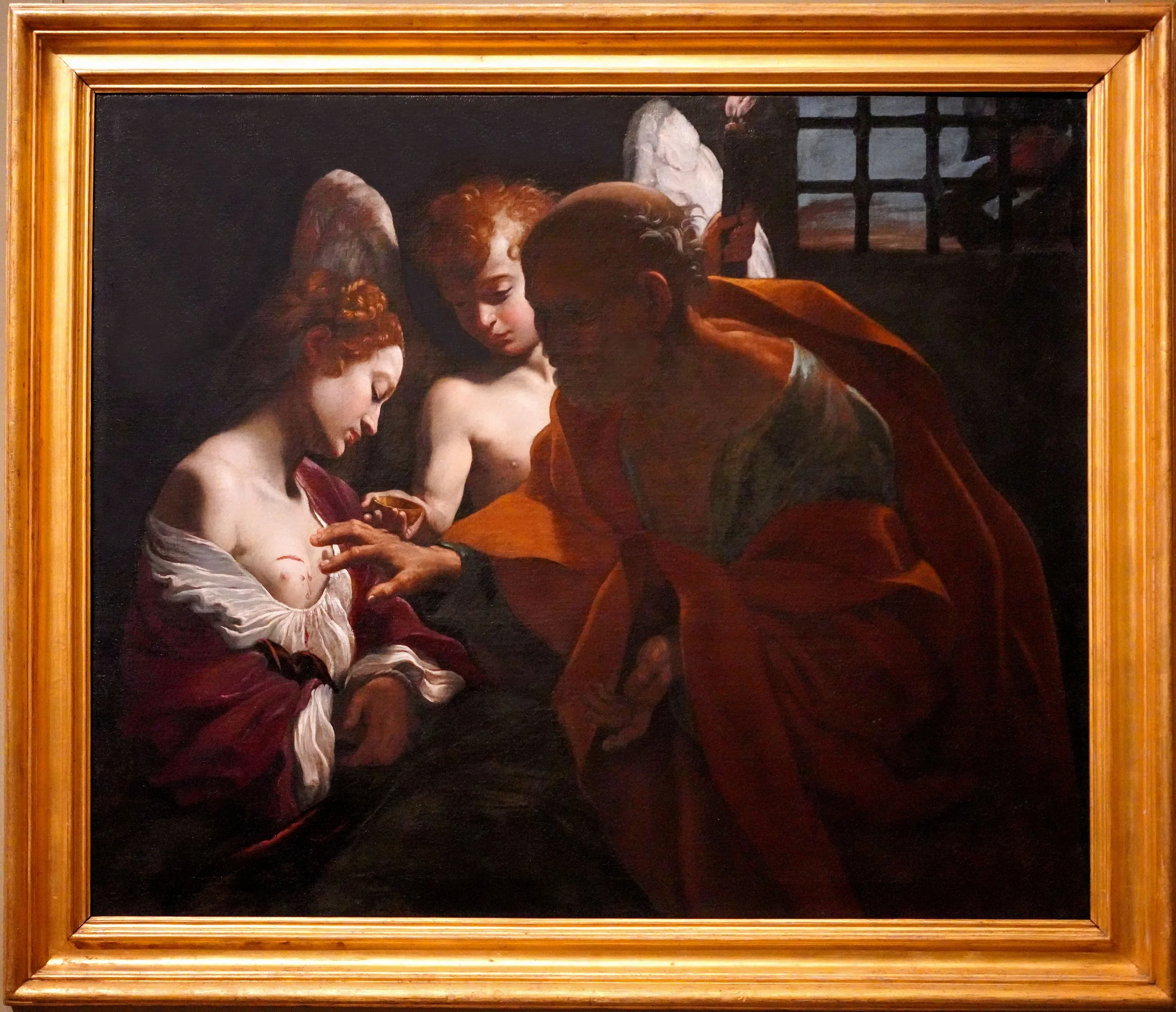 St. Peter healing St. Agatha by Giovanni Lanfranco (Parma 1582 - Roma 1647)