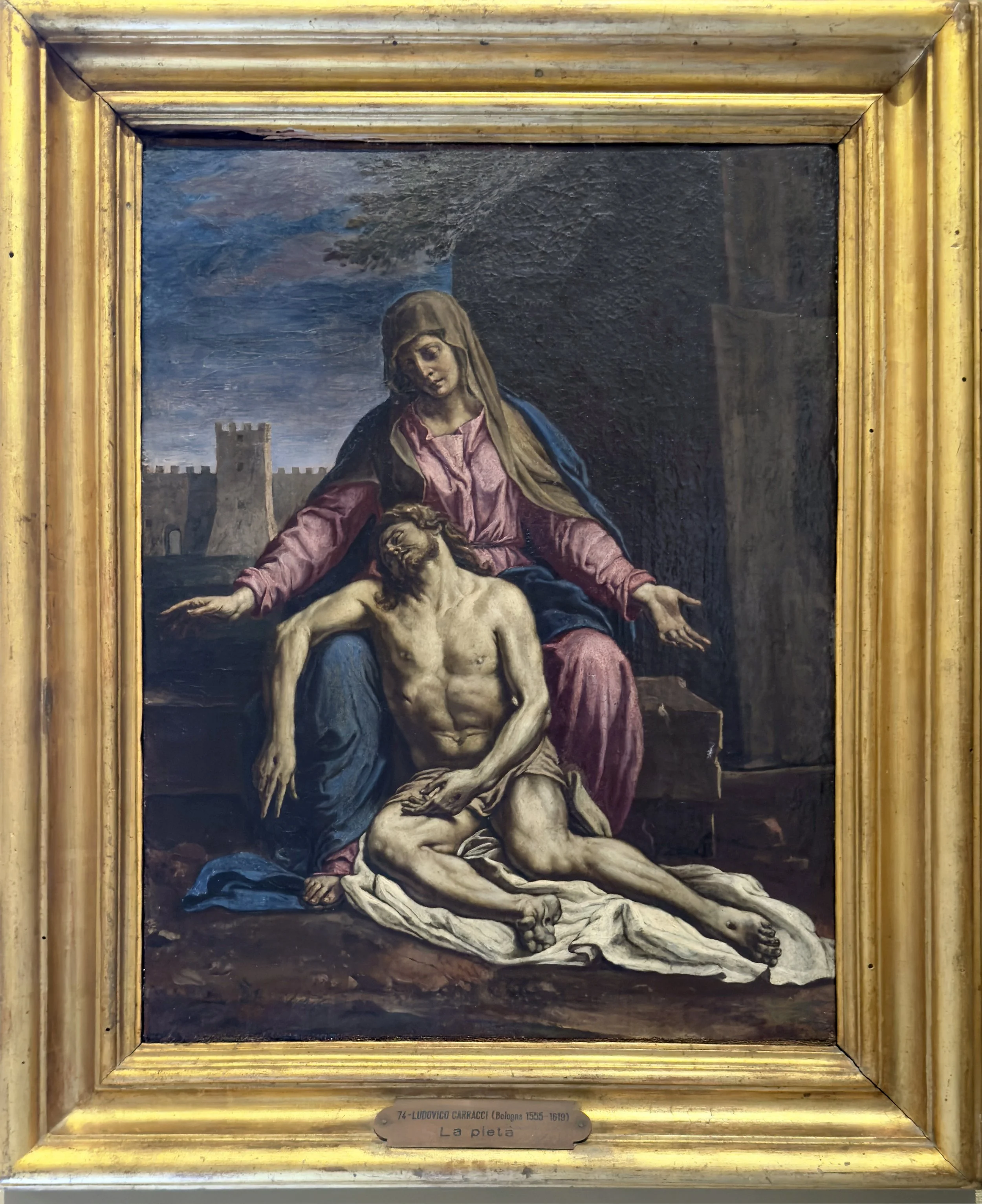 La Pietà by Ludovicco Carracci (Bologna 1555 - 1619)