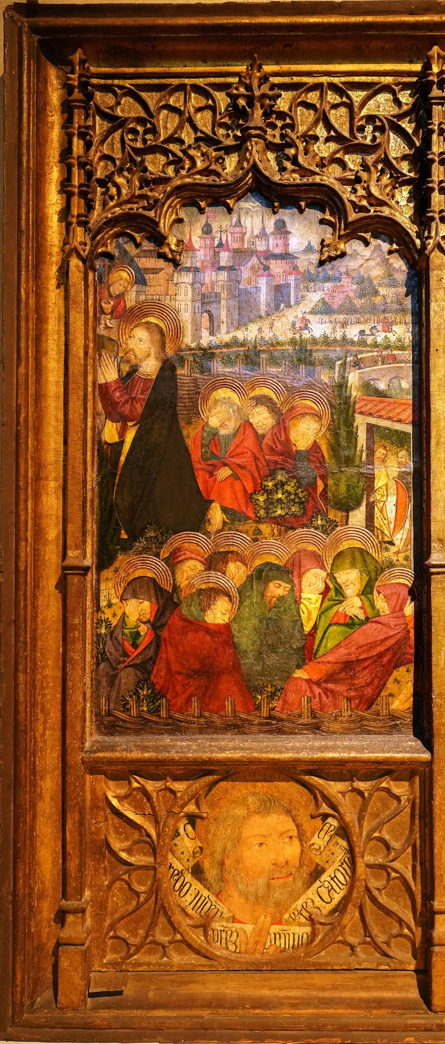 Agony in the Garden, Altarpiece, Scenes from the Passion, Attributed to Master Morata (active 1470-1505)