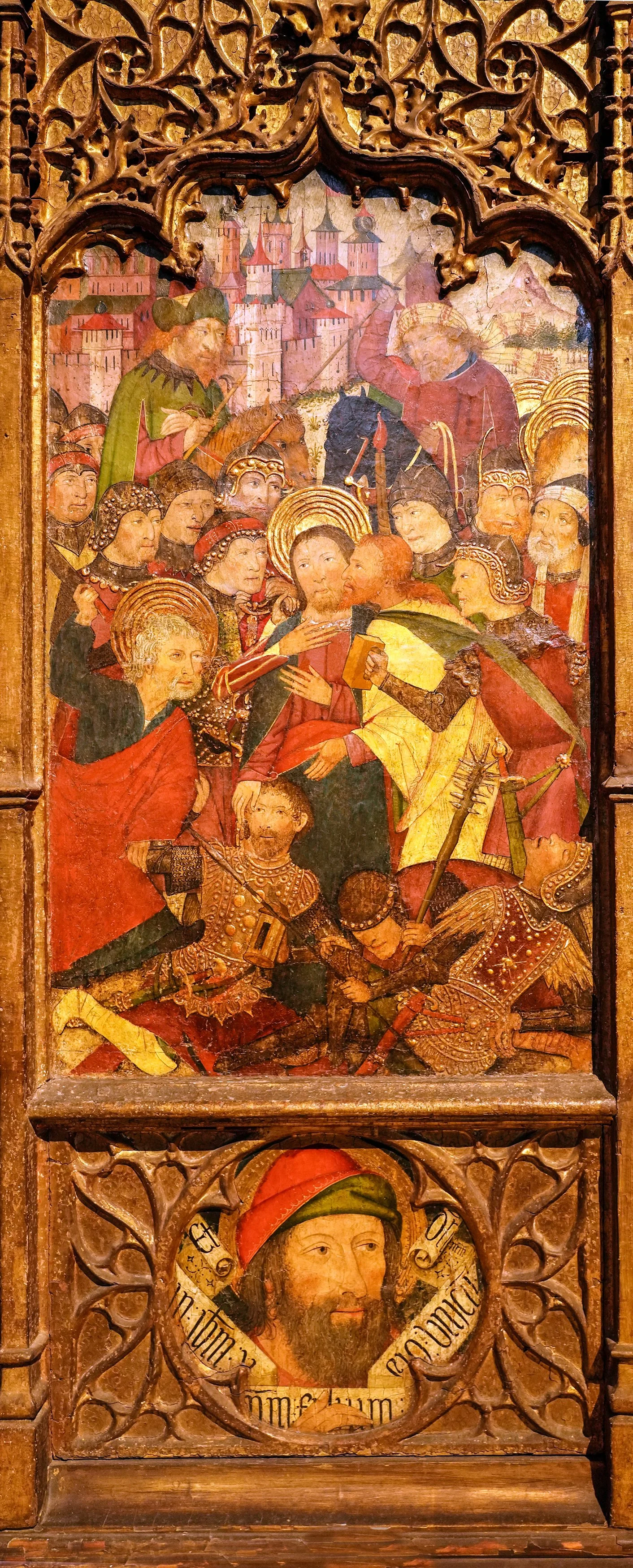 The Betrayal, Altarpiece, Scenes from the Passion, Attributed to Master Morata (active 1470-1505)