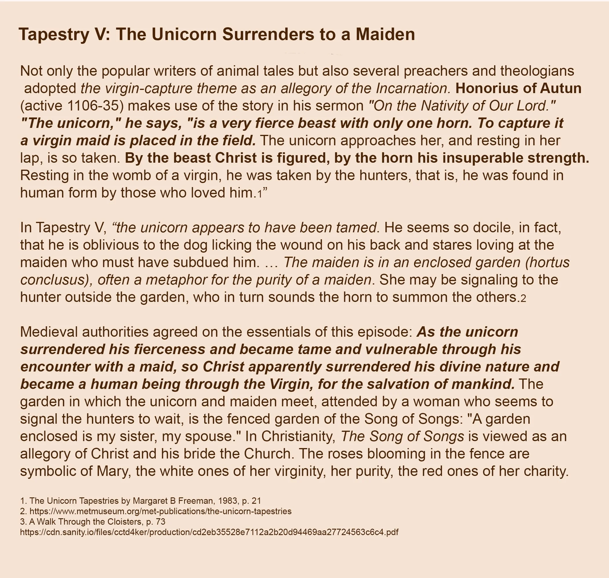 INFO_Tapestry V-The Unicorn Surrenders to a Maiden.jpg