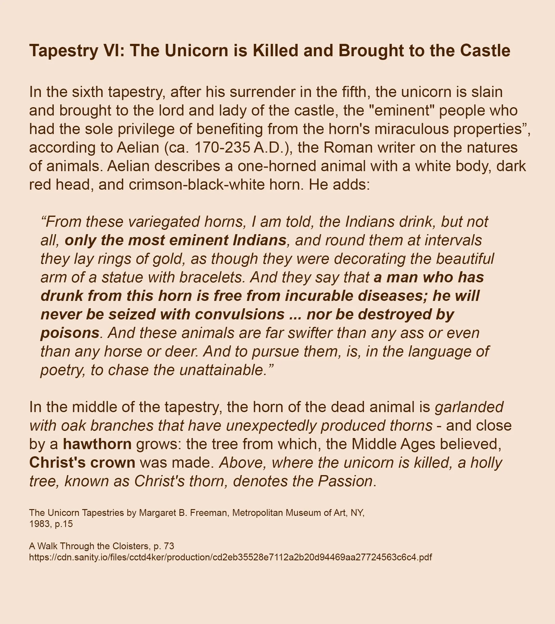 Tapestry VI_Unicorn is Killed-to Castle.jpg