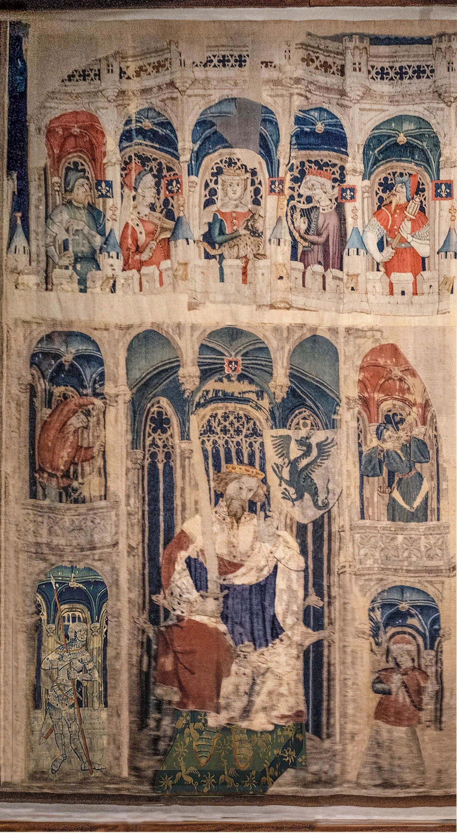 Joshua, Nine Heroes Tapestries, Jewish Tradition, ca. 1400