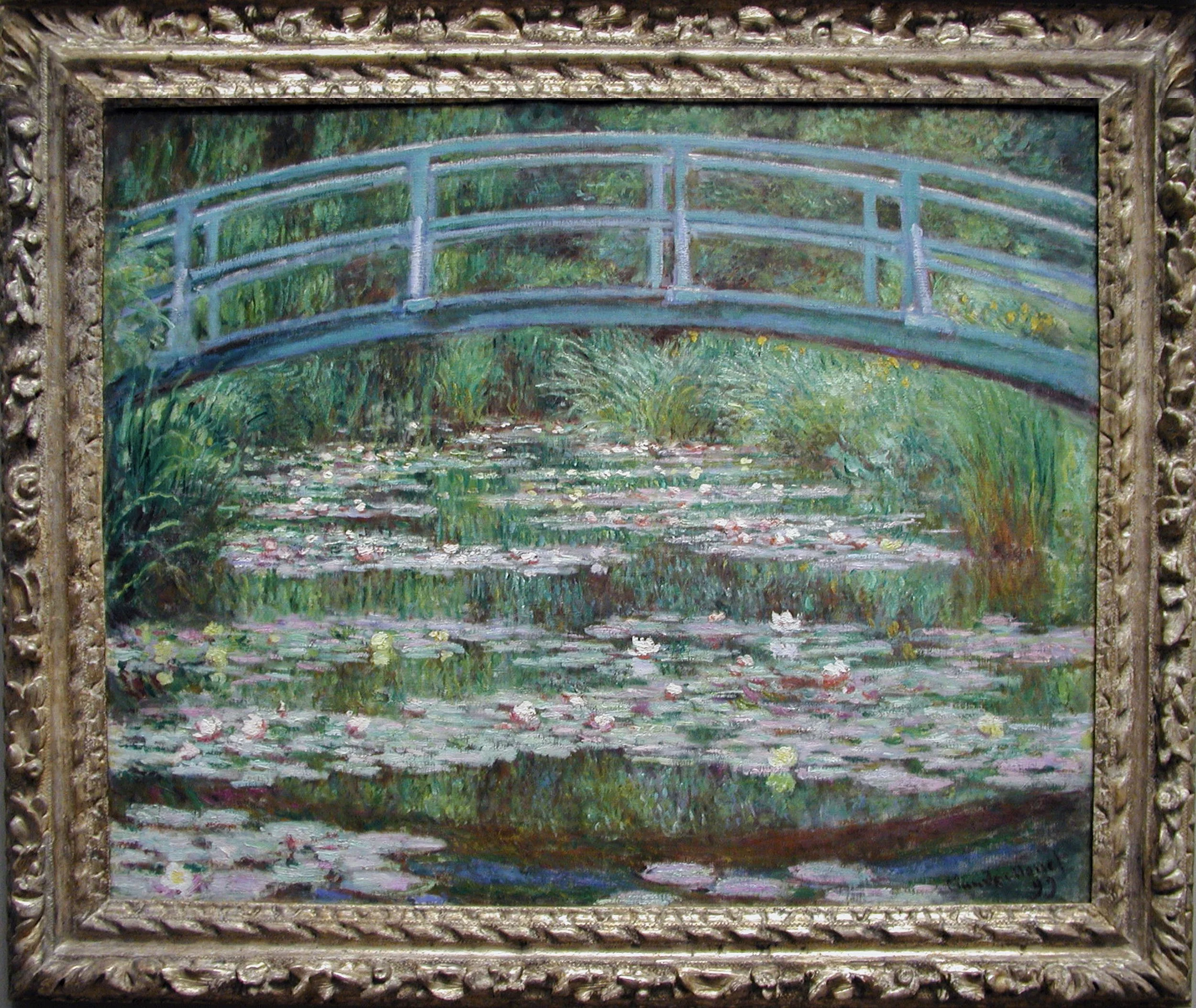 The Japanese Footbridge, 1899, Claude Monet.