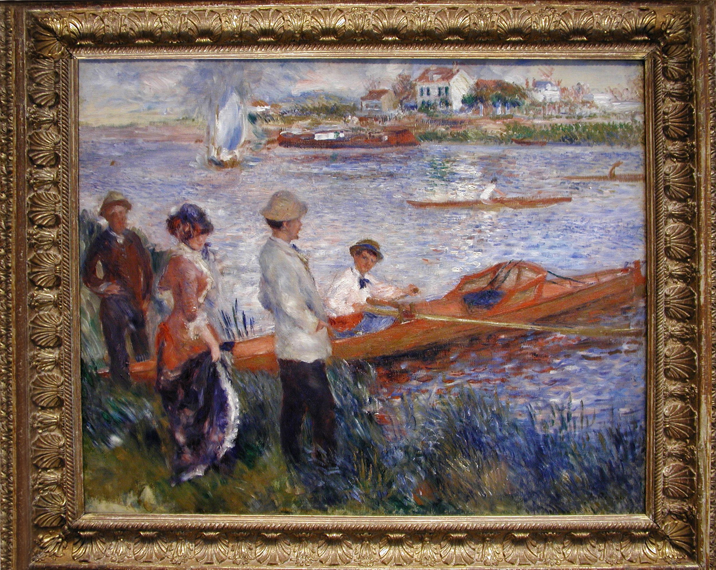 Oarsmen at Chatou, 1879, Auguste Renoir 