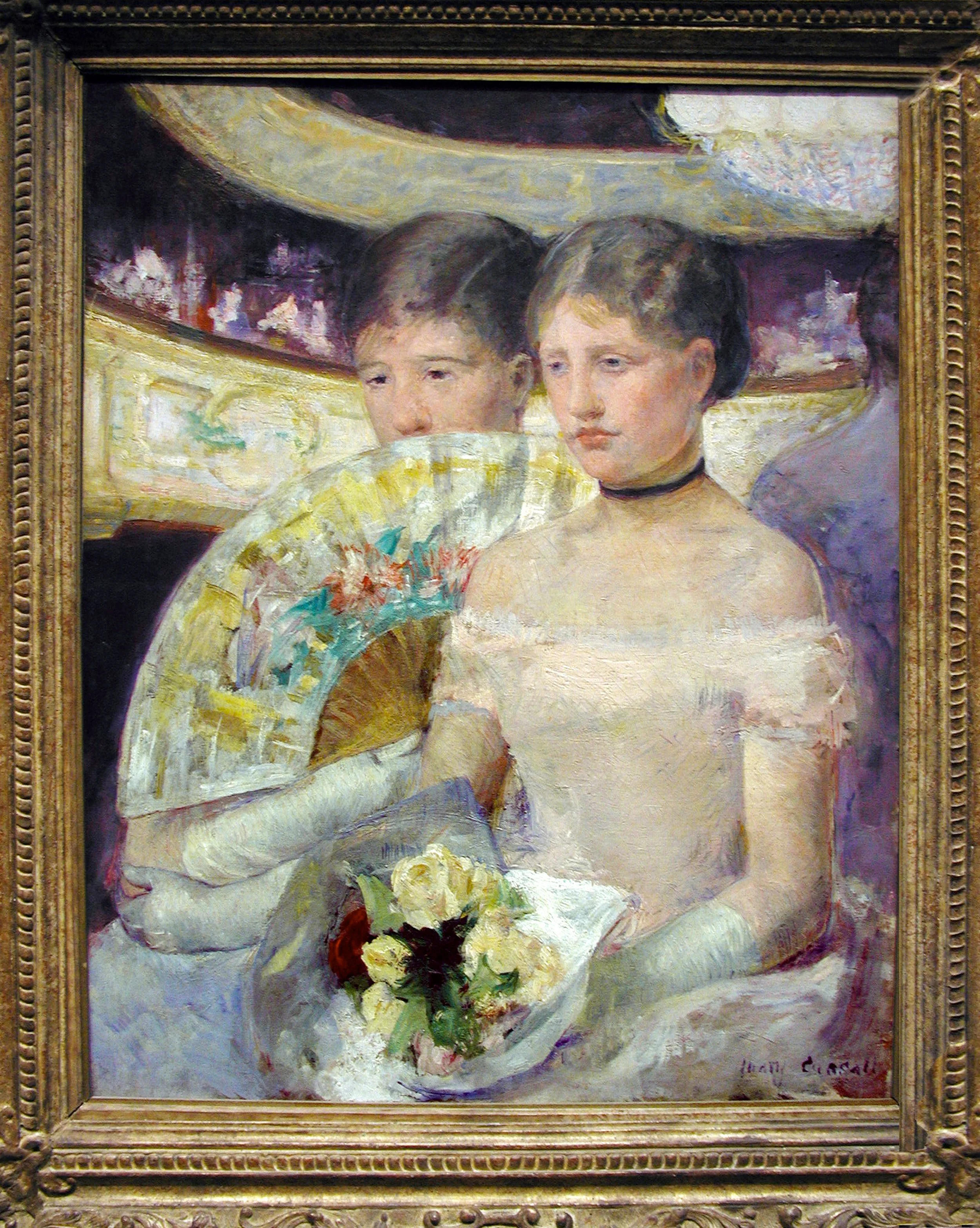 The Loge, c. 1878-1880, Mary Cassatt