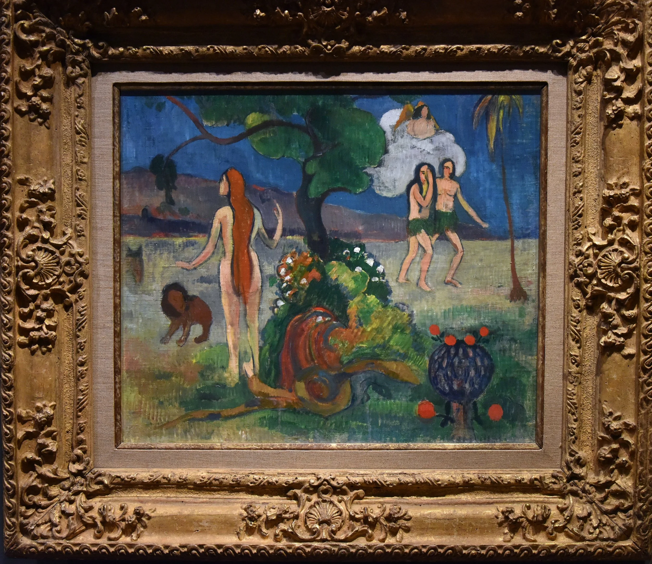 Paradise Lost, ca. 1890, Oil on canvas, Paul Gauguin, French, 1848-1903. Yale University Art Gallery, New Haven 