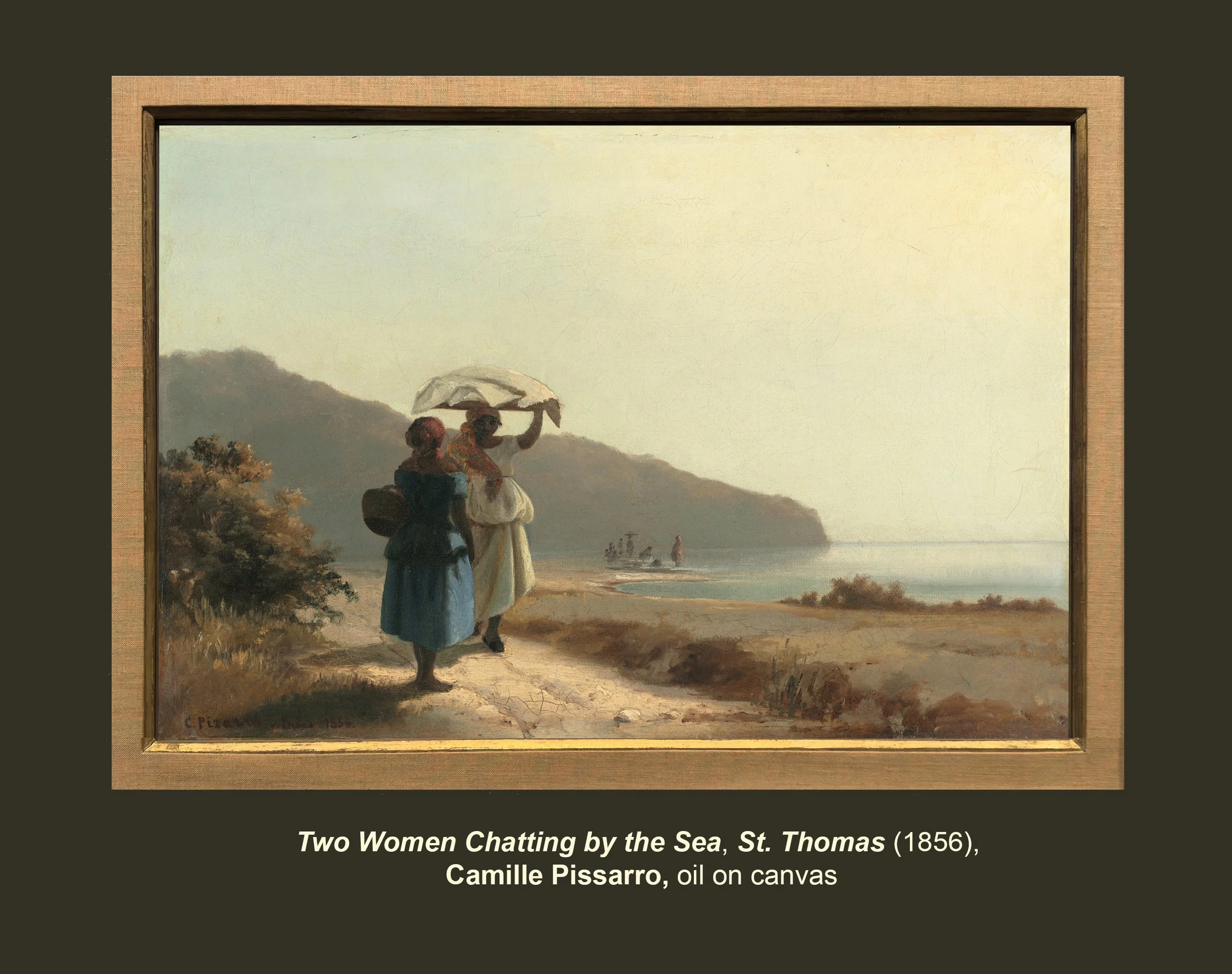 W-Two Women Chatting by the Sea-St. Thomas 1856 Pissarro-W-FIN.jpg
