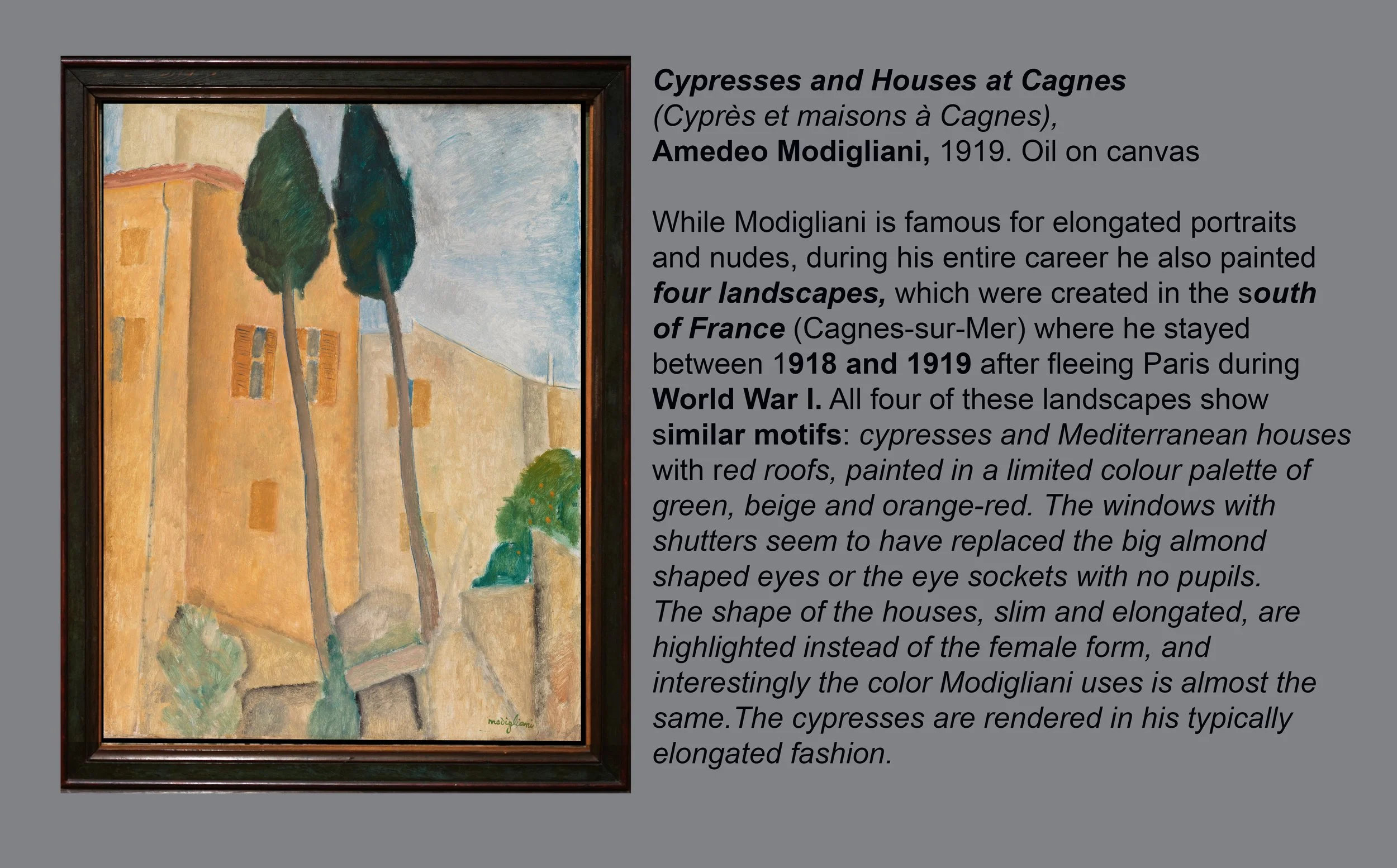 SSL00348XXX_Modigliani, Cypresses and SSL0039XXX_Houses at Cagnes, 1919-w-INFO_VER-2.jpg