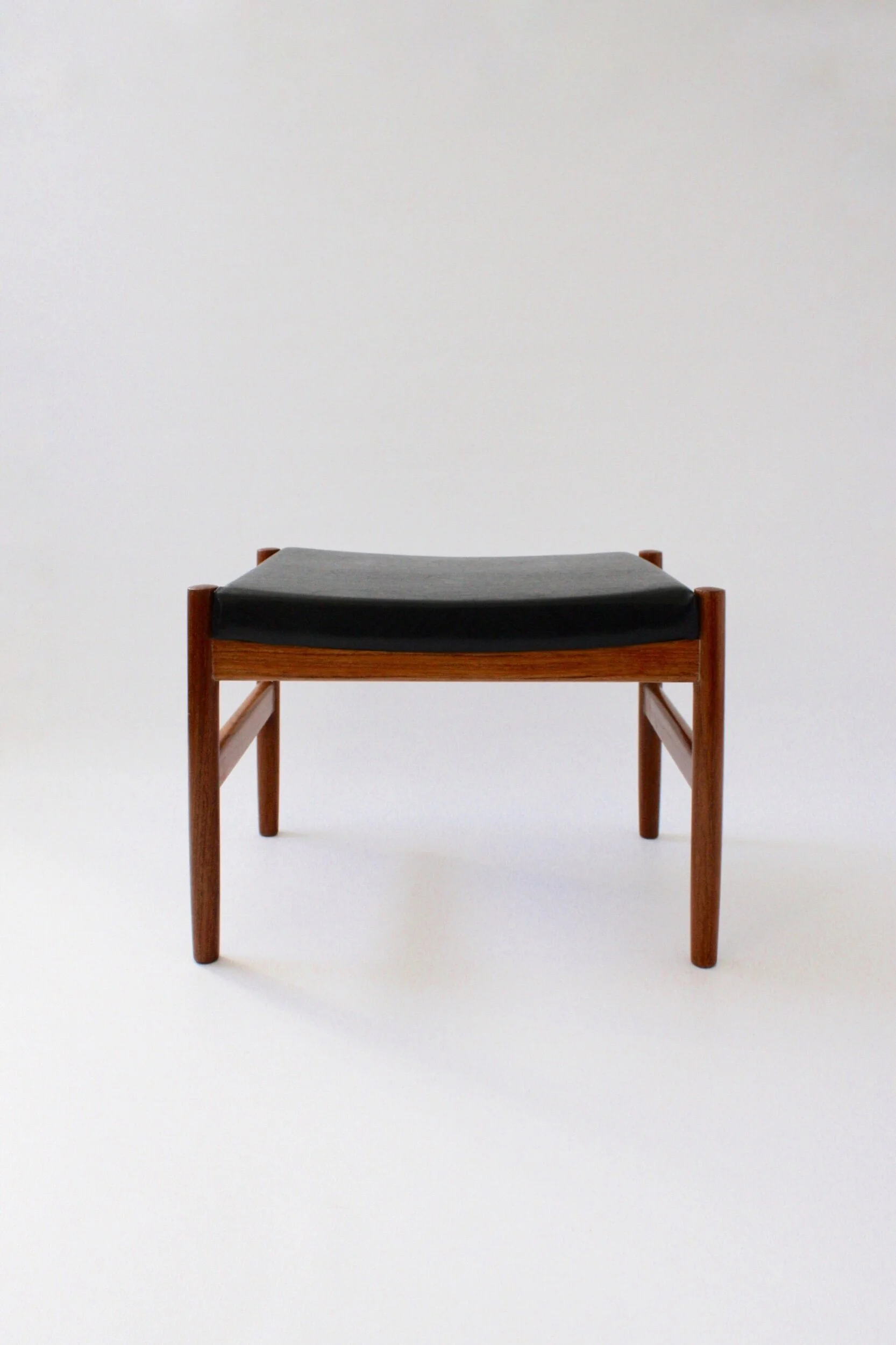 Teak Footstool, Stottrup Mobelfabrik