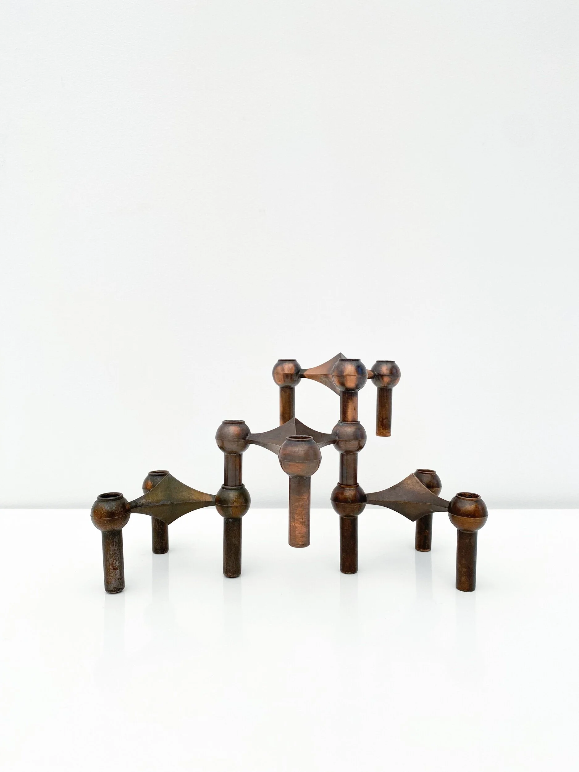 Bronzed Nagel Candle Holder Model S22