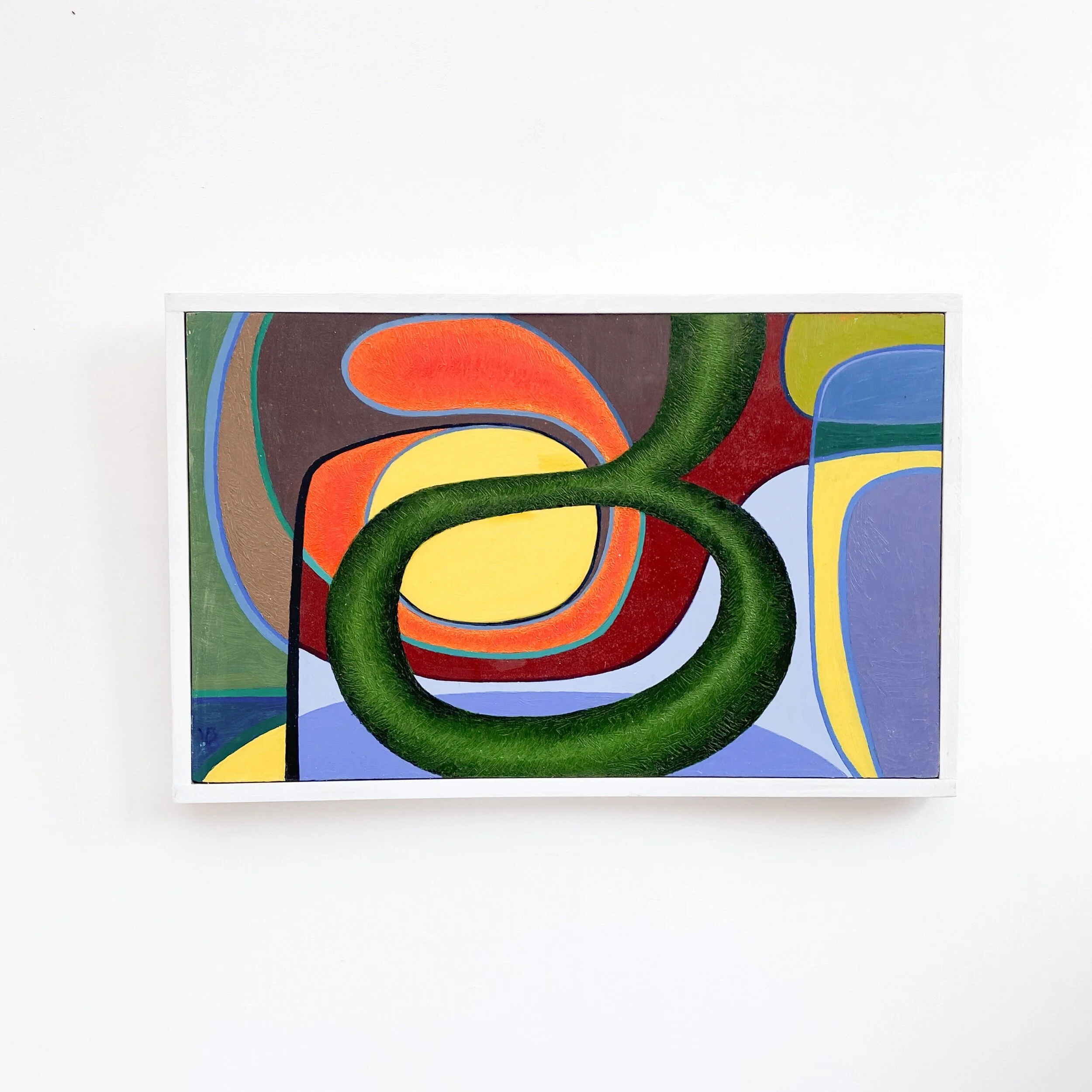 Green Motif - Oil Painting by Victor Bramley