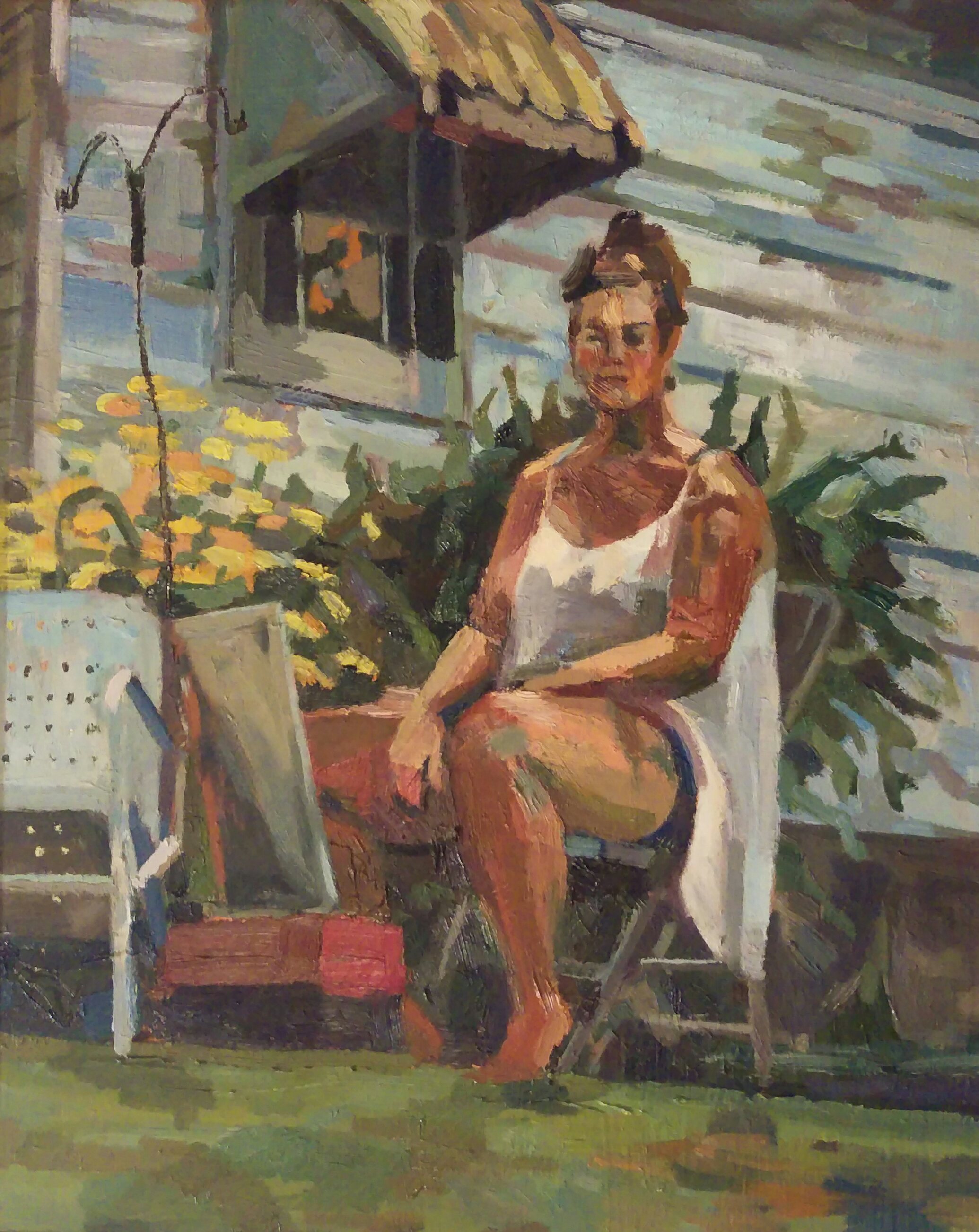 Backyard in the Summer