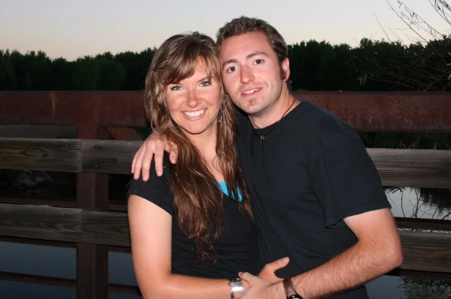 Faith and her husband, Nate.