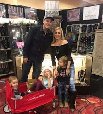 Vegas 2017. Bryan, Melanie and their 3 kids (5,4 and 1.5)