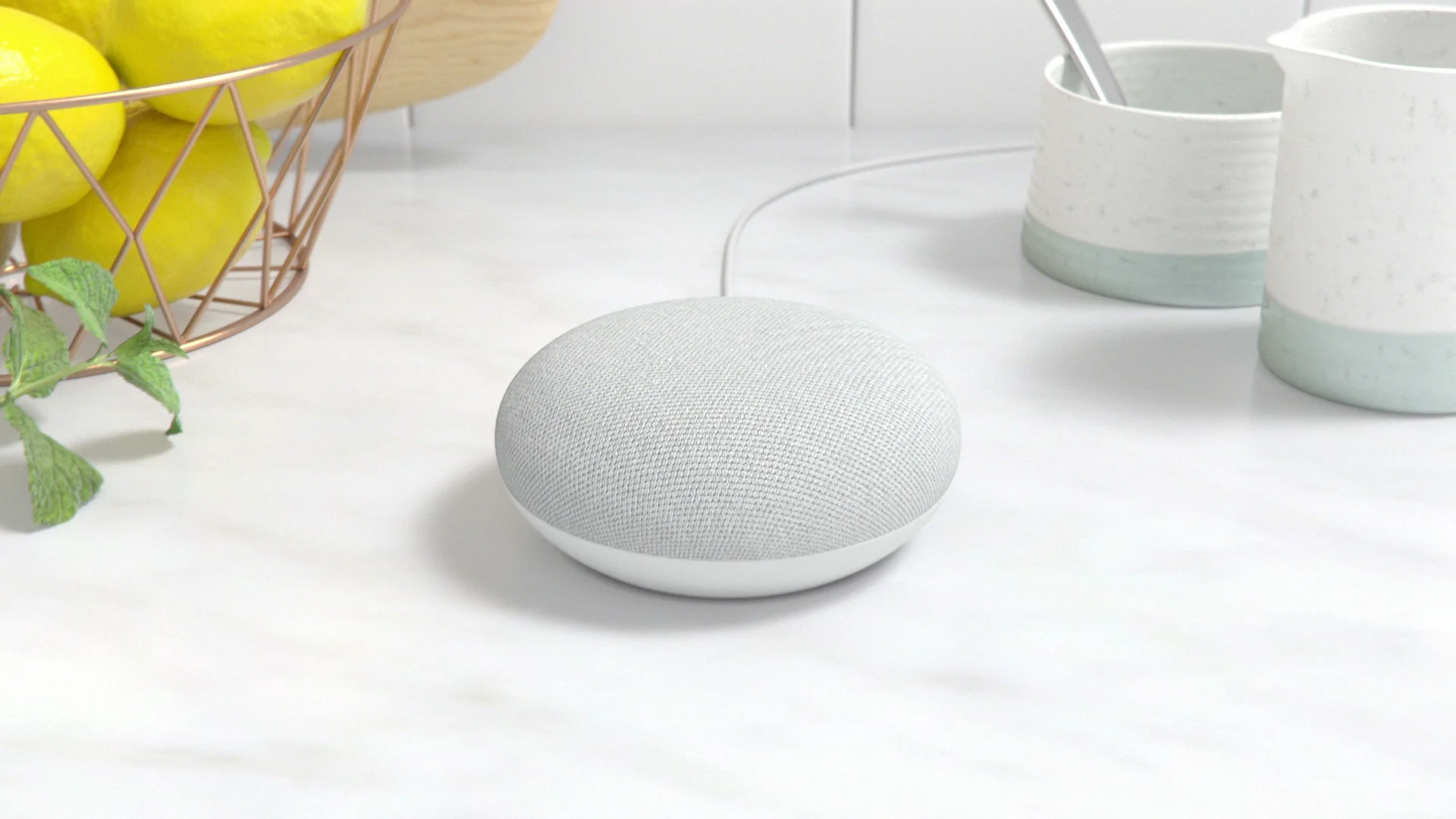 google home mini kitchen